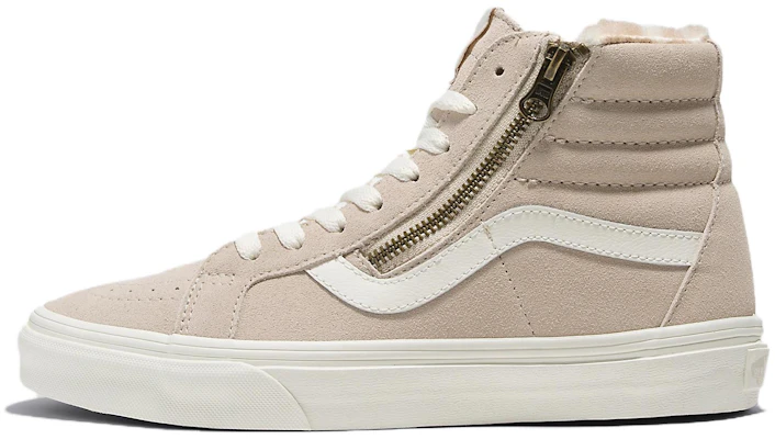 Vans Sk8-Hi Reissue Side Zip Cozy Hug Sherpa 'Beige' Sepatu Beige VN0007NZBLL Buy Vans Sk8-Hi Reissue Side Zip Cozy Hug Sherpa 'Beige' Sepatu Beige VN0007NZBLL