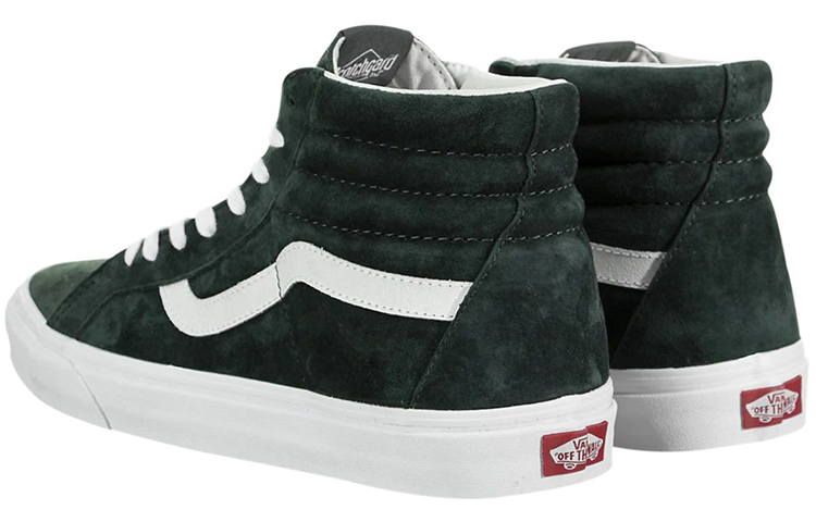 Shop Vans Sk8-Hi Reissue Suede 'Darkest Spruce' Gelap Pulasan. VN0A2XSBU5J