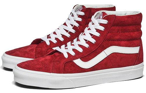Lookbook Vans Sk8-Hi Reissue Suede 'Scooter' Sepatu Skateboard Pria VN0A2XSBU5M