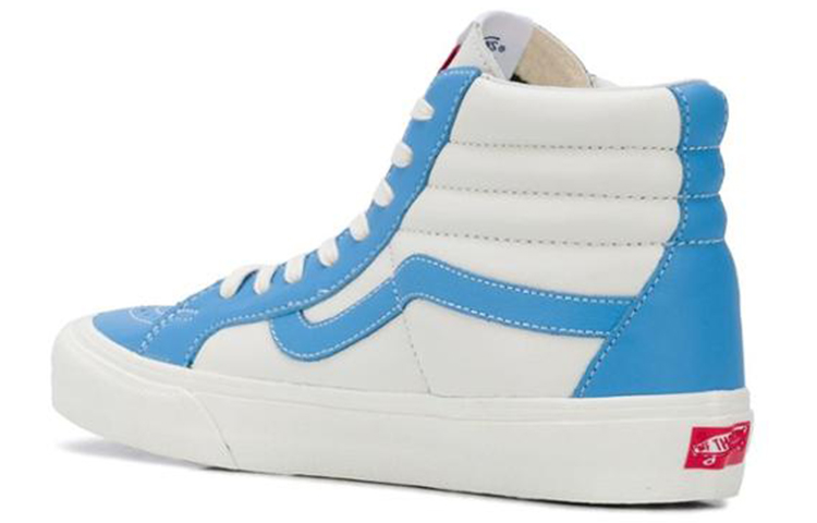 Lookbook Vans Sk8-Hi Reissue VLT LX 'Bonnie Blue Marshmallow' Biru Putih VN0A4BVHXG0