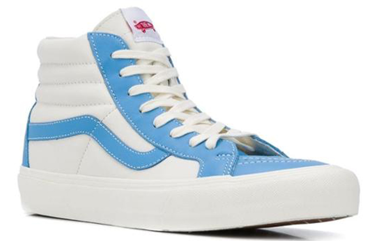Shop Vans Sk8-Hi Reissue VLT LX 'Bonnie Blue Marshmallow' Biru Putih VN0A4BVHXG0