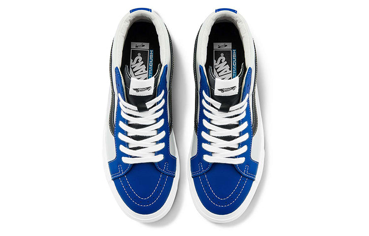 Lookbook バンズ Sk8-Hi 復刻 VLT LX "紺白" (Vanz Sk8-Hi Fukkoku VLT LX "Konpaku") VN0A4BVHA0H