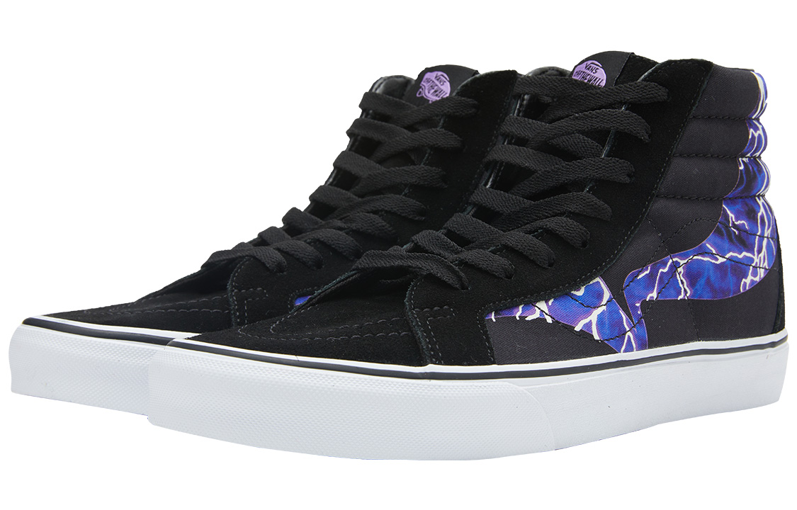 Lookbook Vans SK8-HI Reissue Slijtvast Anti-Slip Casual Skate Schoenen Zwart VN0A4BV84W3