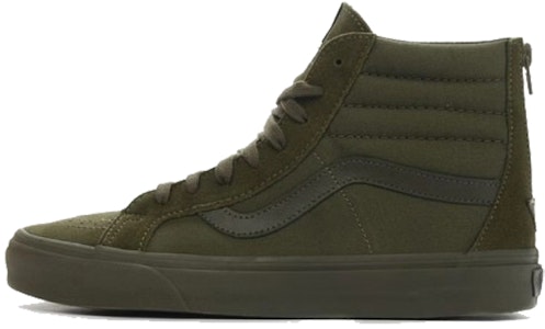 Vans SK8-Hi 再版拉鍊 象牙綠色軍綠 Buy Vans SK8-Hi 再版拉鍊 象牙綠色軍綠