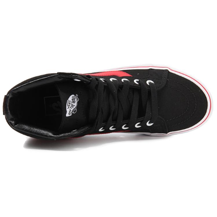 Lookbook ヴァンズ Sk8-Hi 復刻キャンバス "トルネードレッド" VN0004OKJUL