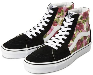 Vans SK8 HI Romantic Floral 復古 水彩玫瑰花 高筒 滑板鞋 女款 黑粉 Lookbook Vans SK8 HI Romantic Floral 復古 水彩玫瑰花 高筒 滑板鞋 女款 黑粉