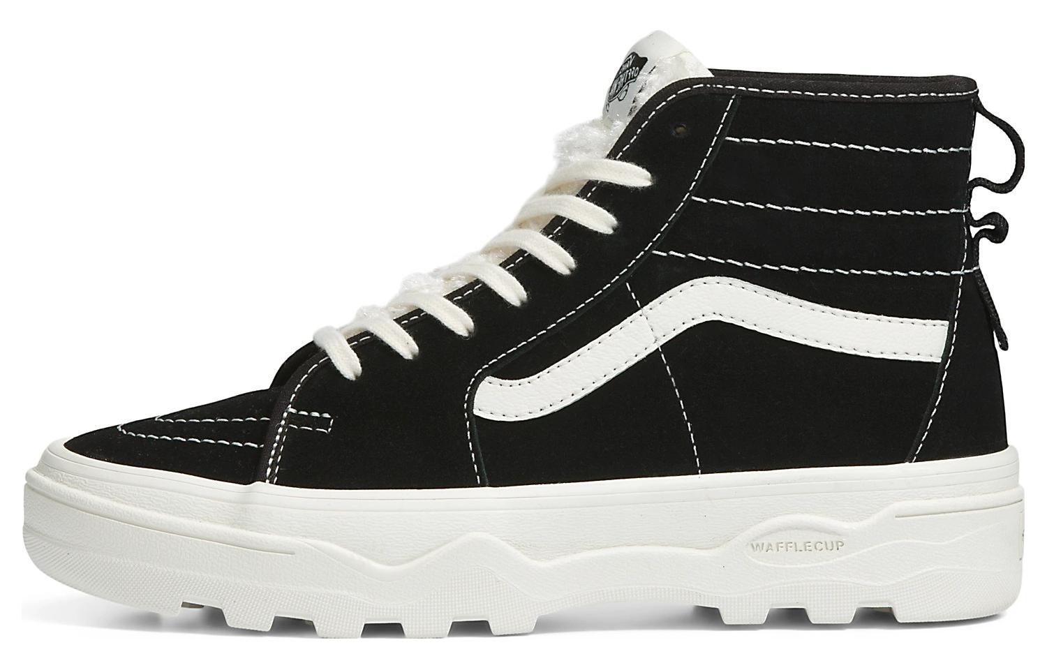 Vans SK8-HI Sherpa Suede Sentry 'Black White'