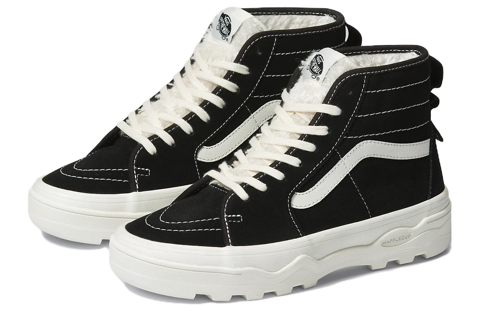 Vans SK8-HI Sherpa Suede Sentry 'Black White' 圖 3