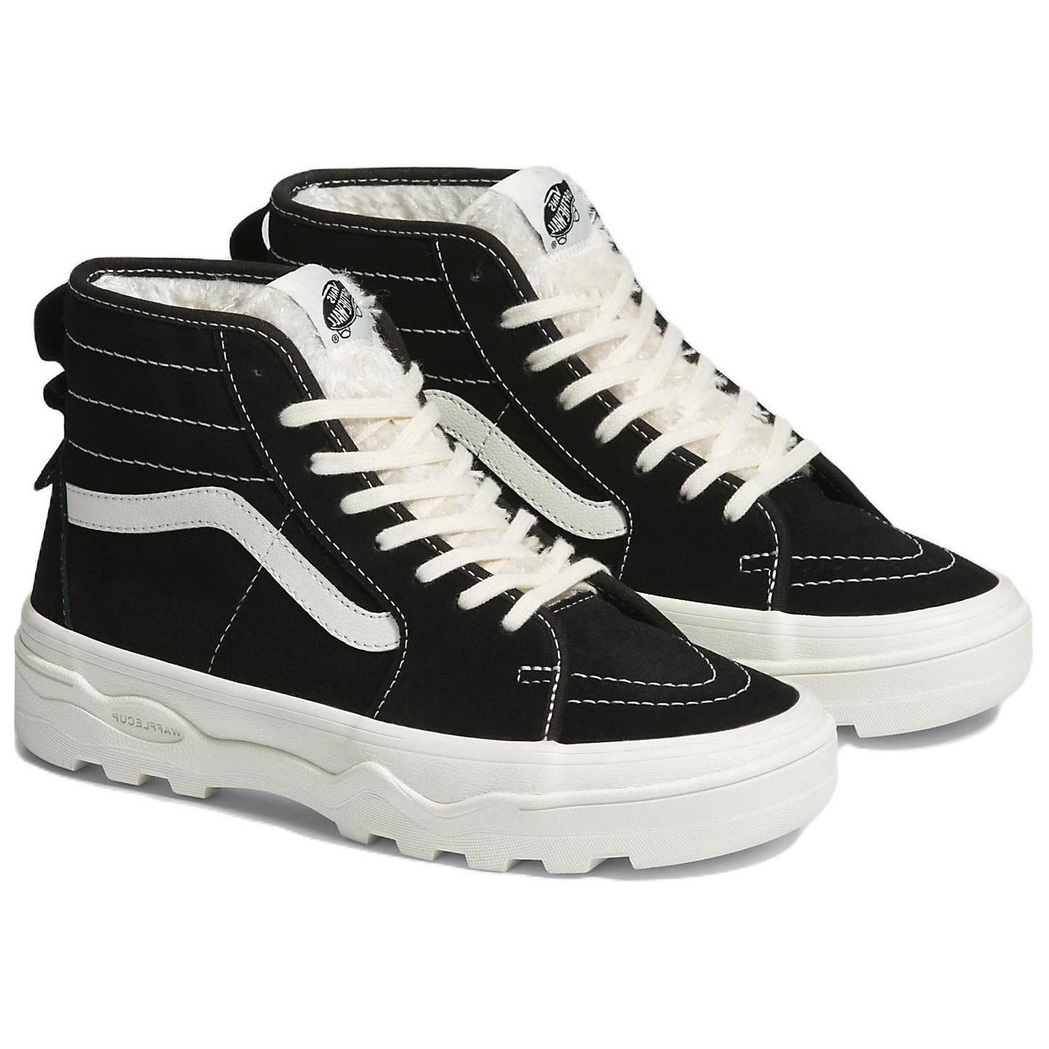 Vans SK8-HI Sherpa Suede Sentry 'Black White' 圖 4