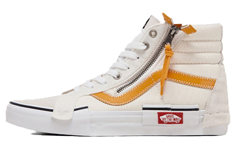 Vans SK8-HI Shoes White/Yellow VN0A3WM1ZGD