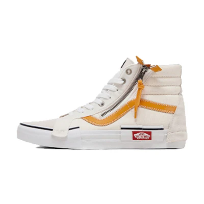 Vans SK8-HI Shoes White/Yellow