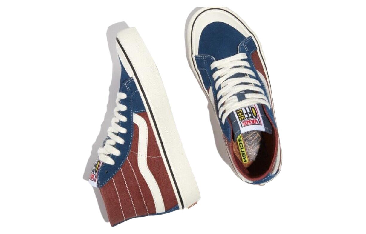 Shop Vans SK8 HI Skate-Hi 138 Decon VR3 SF 潮流休閒 防滑耐磨 高筒 溜板鞋 男女款 紅藍白
