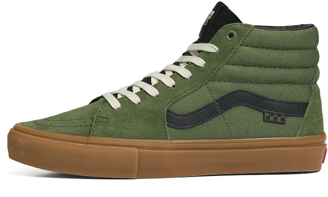 Vans SK8 HI 滑板防滑耐磨 高筒 鞋款 男女均適 深綠色 Buy Vans SK8 HI 滑板防滑耐磨 高筒 鞋款 男女均適 深綠色