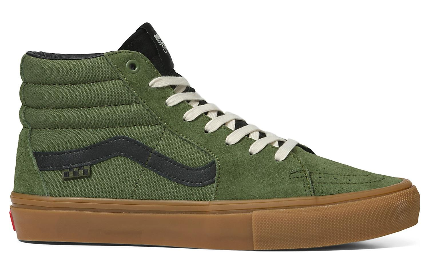 Order Vans SK8 HI 滑板防滑耐磨 高筒 鞋款 男女均適 深綠色