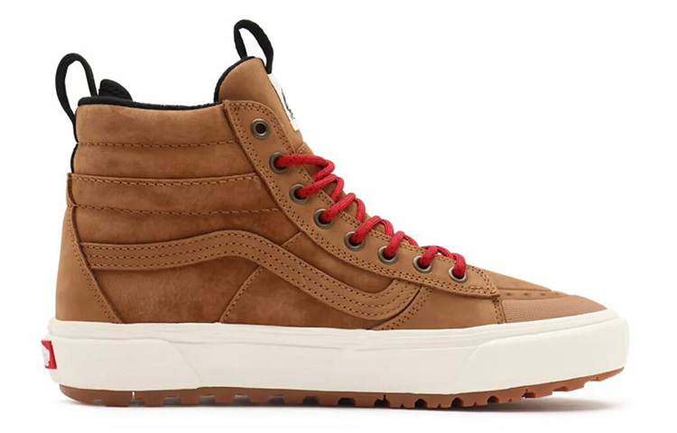 Order Vans SK8 HI 輕便耐磨 高筒滑板鞋 男女同款 棕色