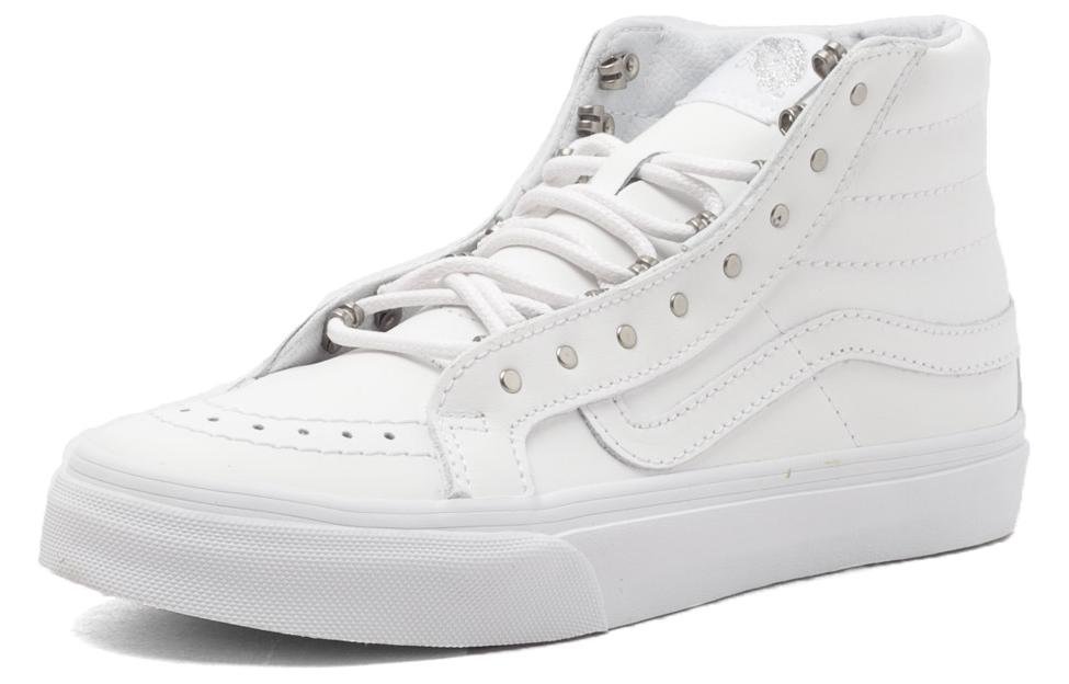 Lookbook 반스 스키8-하이 슬림 '앤틱 실버' VN00018IJV0