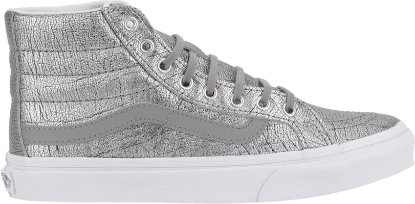 Vans Sk8-Hi Slim 'Foil Metallic' Wanita Emas Berkilat VN00018IHTI Buy Vans Sk8-Hi Slim 'Foil Metallic' Wanita Emas Berkilat VN00018IHTI