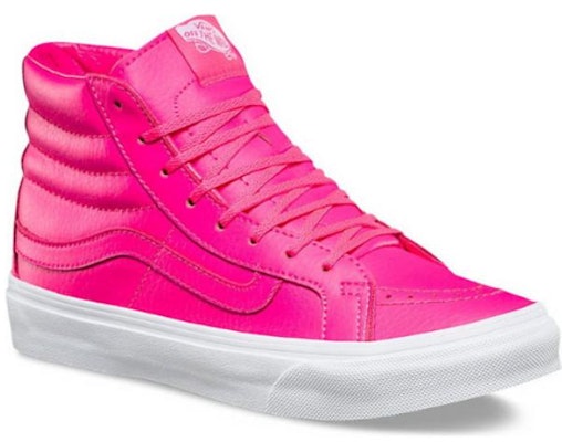 Vans Sk8-Hi Slim 'Neon Pink' Wanita VN0A32R2MW4 Lookbook Vans Sk8-Hi Slim 'Neon Pink' Wanita VN0A32R2MW4