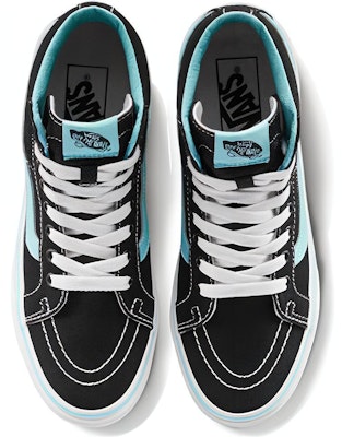 Vans Sk8-Hi Slim 'Pop - Hitam Biru Tint' VN00018IGZR Lookbook Vans Sk8-Hi Slim 'Pop - Hitam Biru Tint' VN00018IGZR