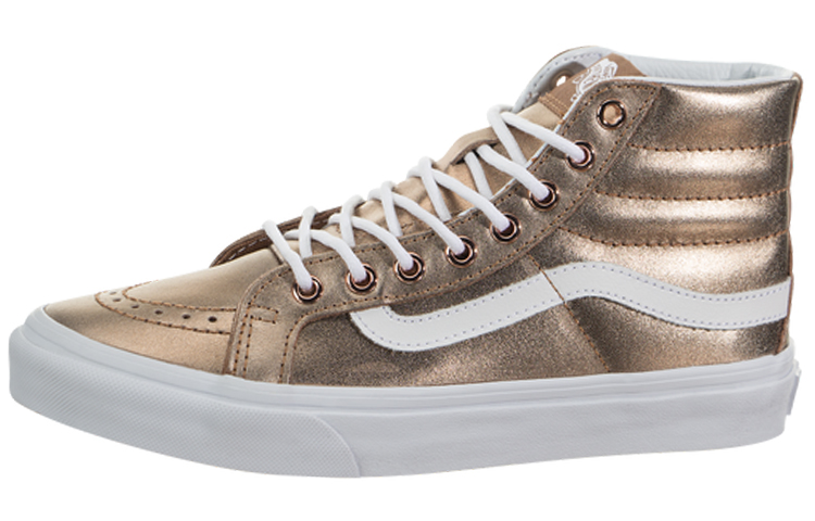 Vans SK8-HI Slim Casual Skateboarding Shoes Gold VN0A32R2LZ9