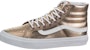 Vans SK8-HI Slim Kasut Skateboard Kasual Emas VN0A32R2LZ9