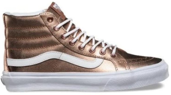 Vans SK8-HI Slim Casual Skateboarding Shoes Gold VN0A32R2LZ9 Order Vans SK8-HI Slim Casual Skateboarding Shoes Gold VN0A32R2LZ9