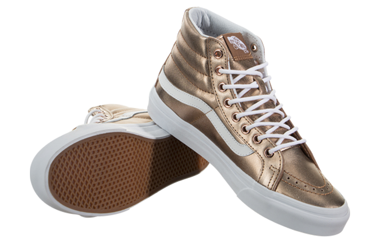 Purchase Vans SK8-HI Slim Kasut Skateboard Kasual Emas VN0A32R2LZ9