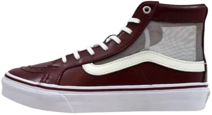 Vans Sk8-Hi Slim Cutout 'Port Wine' Wanita. VN0004KZISV Purchase Vans Sk8-Hi Slim Cutout 'Port Wine' Wanita. VN0004KZISV