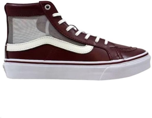 Vans Sk8-Hi Slim Cutout '波特酒色' VN0004KZISV Details for Vans Sk8-Hi Slim Cutout '波特酒色' VN0004KZISV