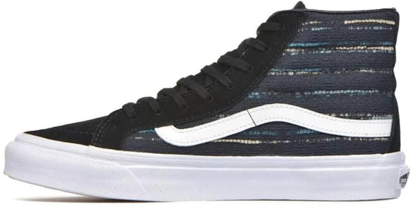Vans Sk8-Hi Slim Italian Weave 'Hitam Multi' VN00018IJR2 Buy Vans Sk8-Hi Slim Italian Weave 'Hitam Multi' VN00018IJR2