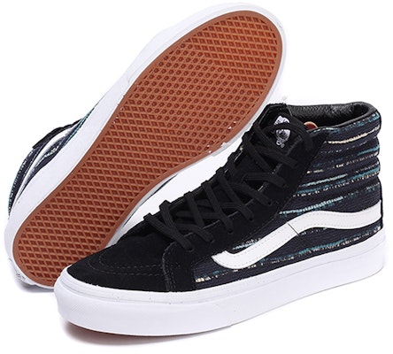 Vans Sk8-Hi Slim Italian Weave 'Hitam Multi' VN00018IJR2 Purchase Vans Sk8-Hi Slim Italian Weave 'Hitam Multi' VN00018IJR2