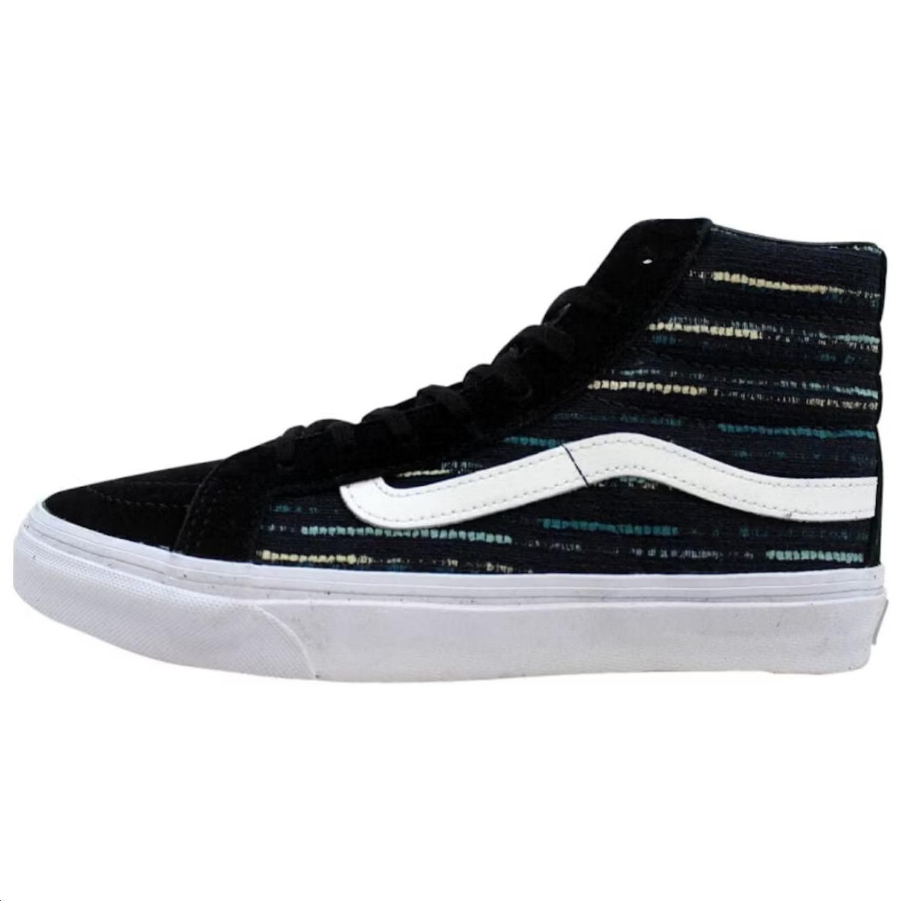 Details for Vans Sk8-Hi Slim Italian Weave 'Hitam Multi' VN00018IJR2
