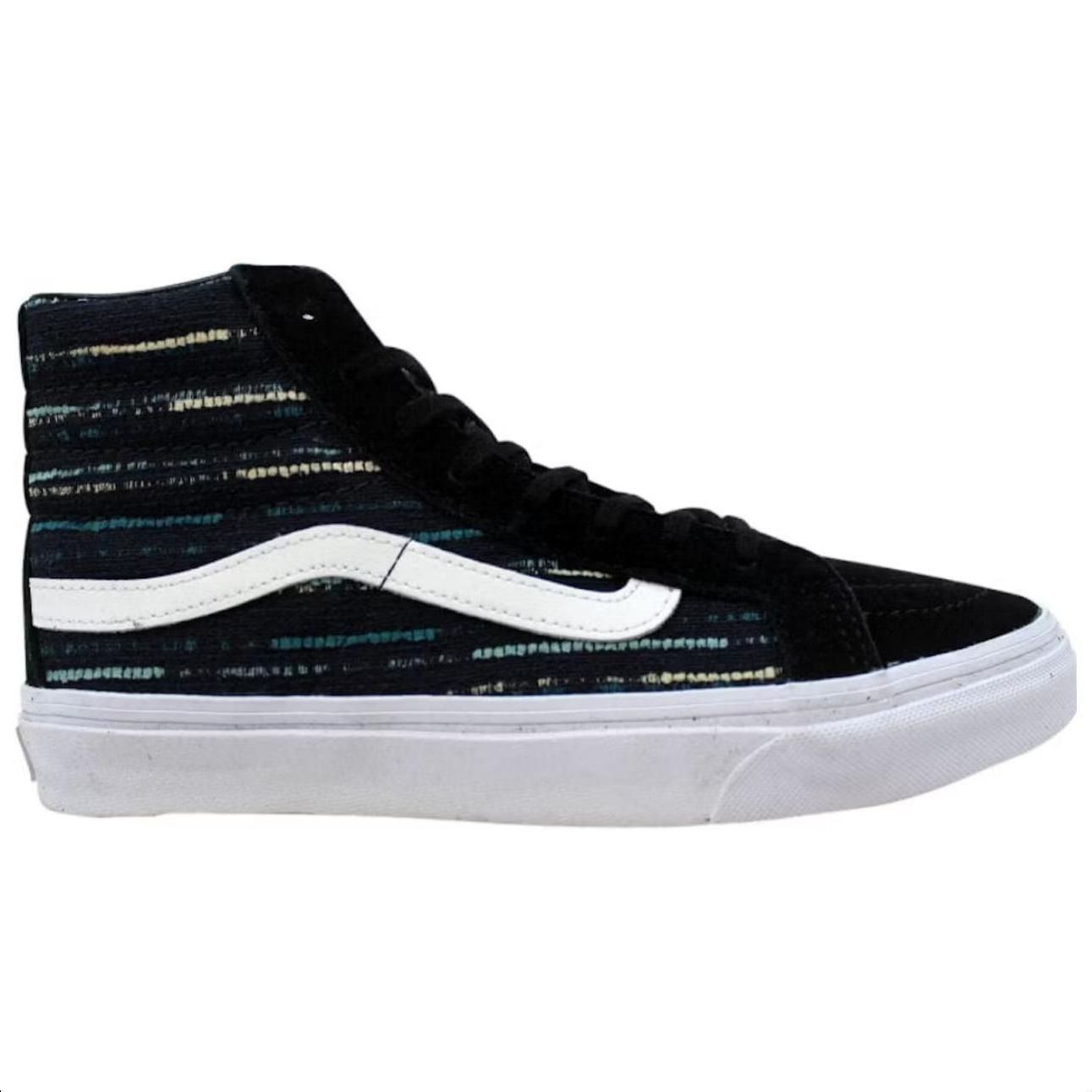 Sizing Vans Sk8-Hi Slim Italian Weave 'Hitam Multi' VN00018IJR2