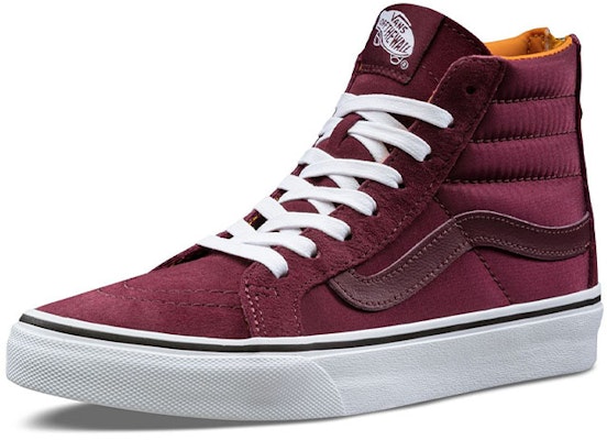 Vans SK8-HI Slim Zip Casual Skateboarding Shoes Red Wine VN0A38GROC7 Order Vans SK8-HI Slim Zip Casual Skateboarding Shoes Red Wine VN0A38GROC7