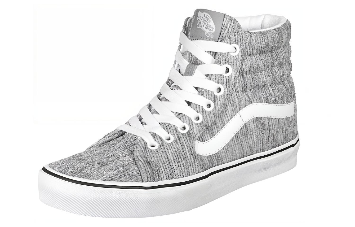 Lookbook Vans SK8 HI 休閒滑板鞋 女款 灰色