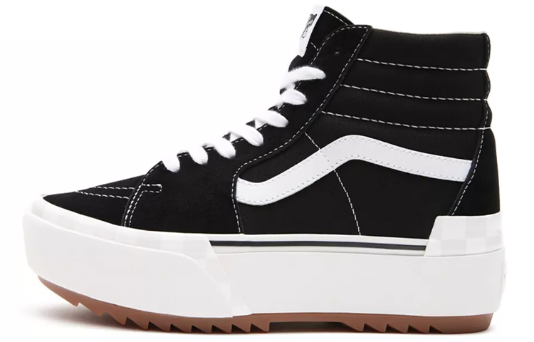 Buy 반스 스택드 하이 블랙/화이트 (Vans Stacked High Black/White) VN0A4BTW5ZN