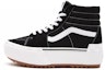Buy 반스 스택드 하이 블랙/화이트 (Vans Stacked High Black/White) VN0A4BTW5ZN