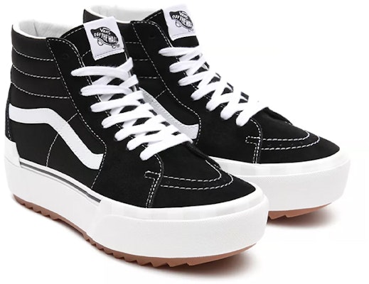 반스 스택드 하이 블랙/화이트 (Vans Stacked High Black/White) VN0A4BTW5ZN Lookbook 반스 스택드 하이 블랙/화이트 (Vans Stacked High Black/White) VN0A4BTW5ZN
