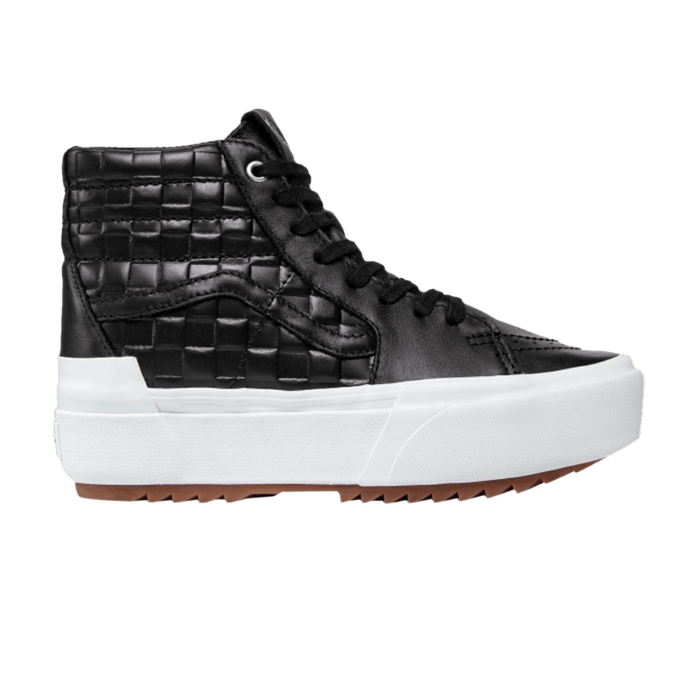 Buy Vans Sk8-Hi 厚底款 '浮雕棋盘纹' VN0A4BTWA5S1