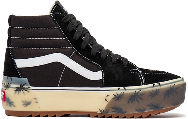 Vans Sk8-Hi Stacked LX 'Palm Black' VN0A4U4DXA5 叢林黑 Order Vans Sk8-Hi Stacked LX 'Palm Black' VN0A4U4DXA5 叢林黑