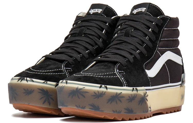 Lookbook Vans Sk8-Hi Stacked LX 'Palm Black' VN0A4U4DXA5 叢林黑