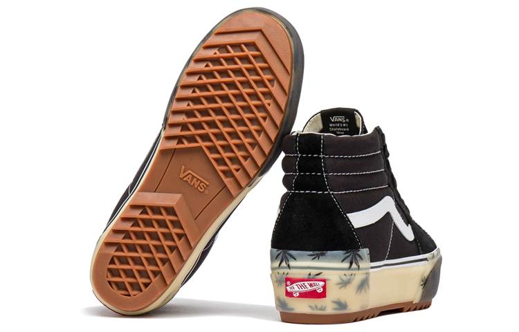 Shop Vans Sk8-Hi Stacked LX 'Palm Black' VN0A4U4DXA5 叢林黑