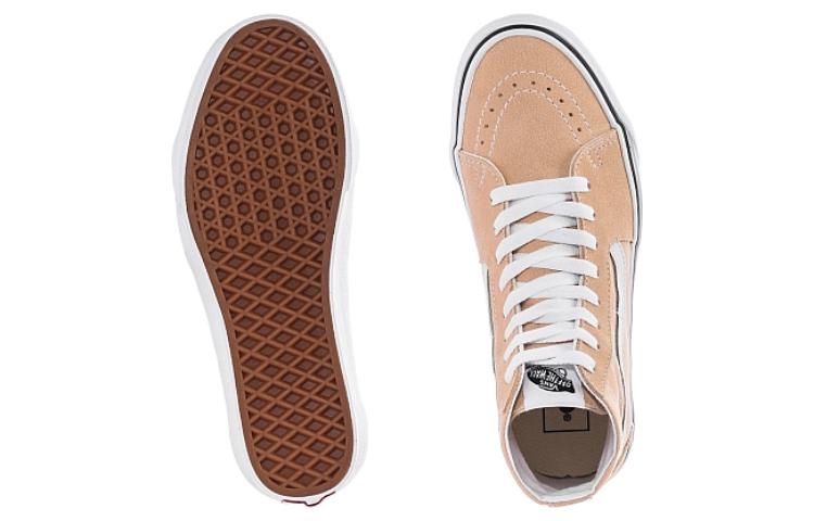 Shop Vans Sk8-Hi Tapered 'Beige' Lelaki/Wanita Kasut Sneaker VNOA5KRUBLP