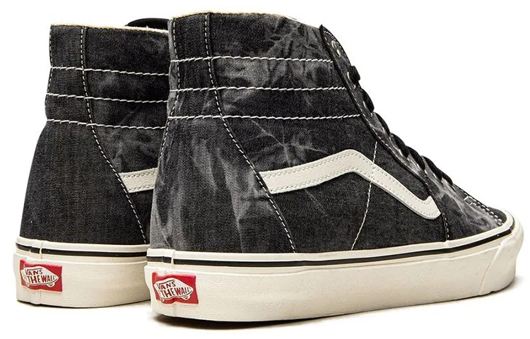 Lookbook Vans Sk8-Hi Tapered 'Denim Destroy - Hitam Marshmallow' VN0A4U169FL