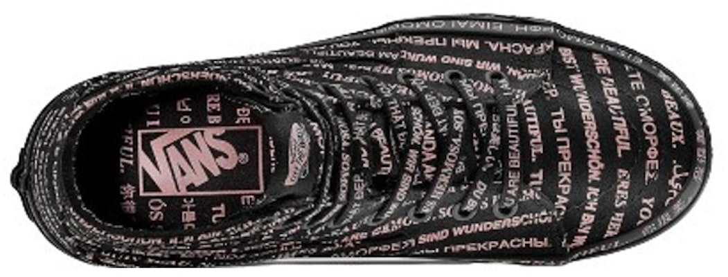 Vans Sk8-Hi Tapered '我们很美 - 黑色' VN0A4U162OD Shop Vans Sk8-Hi Tapered '我们很美 - 黑色' VN0A4U162OD