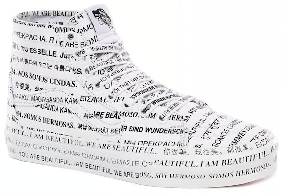 Vans Sk8-Hi Tapered 'We Are Beautiful - White' VN0A4U162Q2 Lookbook Vans Sk8-Hi Tapered 'We Are Beautiful - White' VN0A4U162Q2