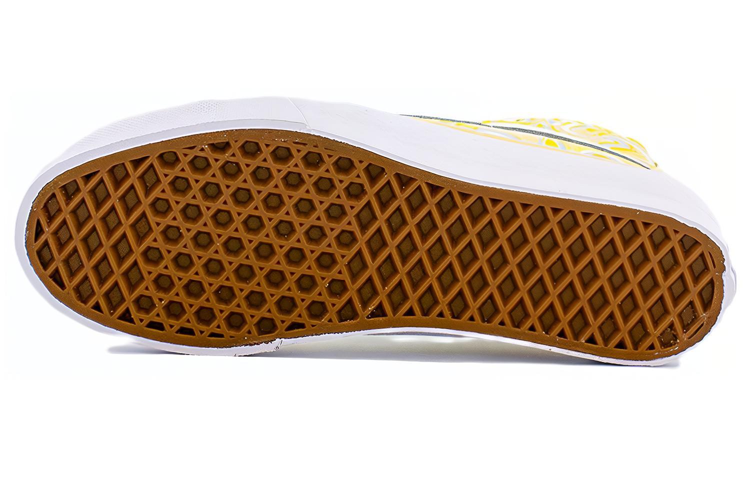 Shop Vans Sk8-Hi Tapered 經典休閒滑板鞋 男女皆宜 黃綠色