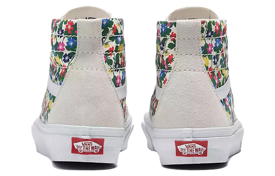 Vans Sk8-Hi Tapered Floral Shoes 'White Multi' 圖 3