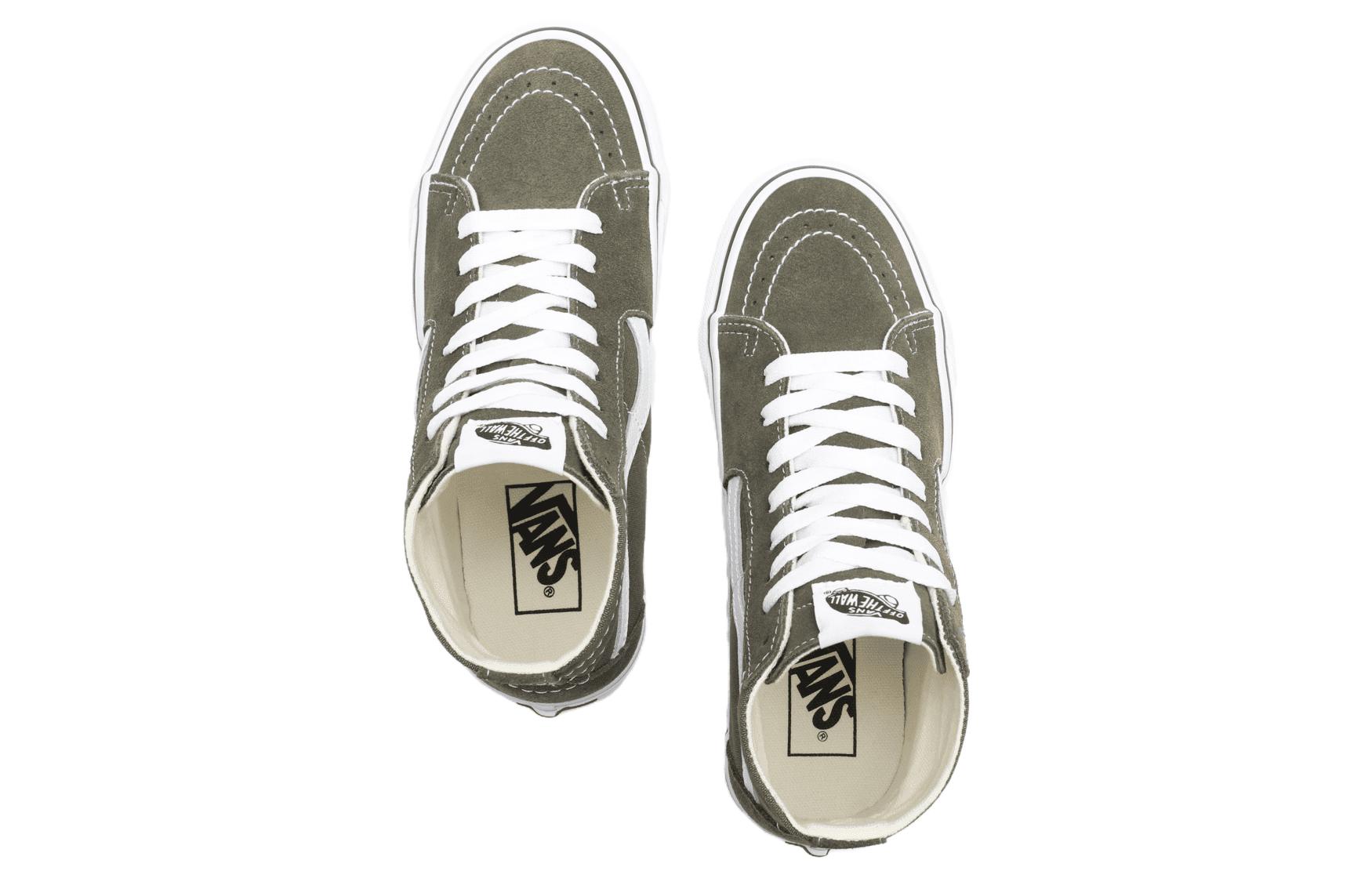 Shop Vans SK8 HI Tapered 高筒 滑板鞋 男女皆宜 墨綠色