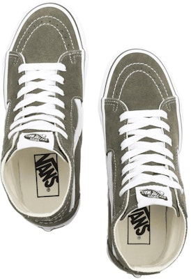 Vans Sk8-Hi Tapered Kasut Hijau Hijau Gelap VN0A4U160FI Shop Vans Sk8-Hi Tapered Kasut Hijau Hijau Gelap VN0A4U160FI